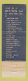 Matchbook Cover - Multnomah Hotel Portland OR Cafe Baron