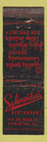 Matchbook Cover - Schneider's Restaurant Princeton IL WEAR