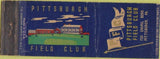 Matchbook Cover - Pittsburgh Field Club golf PA