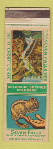 Matchbook Cover - Seven Falls Colorado Springs