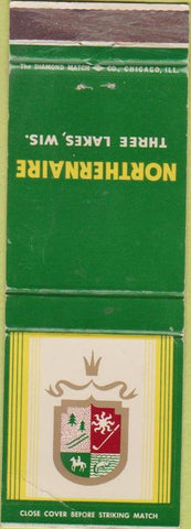 Matchbook Cover - Northernaire Three Lakes WI WEAR