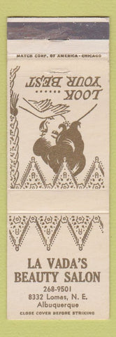 Matchbook Cover - La Vada's Beauty Salon Albuquerque NM