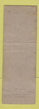 Matchbook Cover - Mullalys Cafeteria Jersey City NJ WORN
