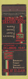 Matchbook Cover - Monte Cristo Italian Restaurant  ARROW Chicago WEAR