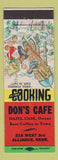 Matchbook Cover - Don's Cafe Alliance NE hillbilly