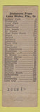 Matchbook Cover - Lake Shore Hotel Lake Wales FL