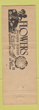Matchbook Cover - Stone House Gardens Norwell MA