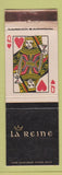 Matchbook Cover - La Reine New York City WEAR