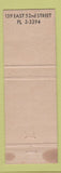 Matchbook Cover - La Reine New York City WEAR