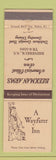 Matchbook Cover - Wayfarer Inn Rhinebeck NY
