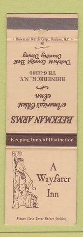 Matchbook Cover - Wayfarer Inn Rhinebeck NY