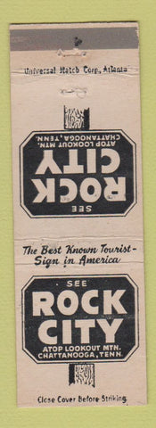 Matchbook Cover - Rock City Chattanooga TN Lookout Mountain