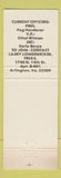 Matchbook Cover - Marva Match Club Arlington VA pinup 1975 RMS