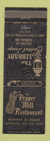 Matchbook Cover - Pepper Mill Restaurant Jefferson City MO