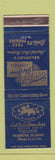 Matchbook Cover - Lord De La Warr Hotel Wilmington DE