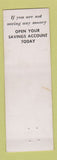 Matchbook Cover - Reserve Savings and Loan Kansas City?