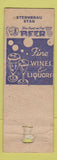 Matchbook Cover - Hinie's Hut pinup WORN