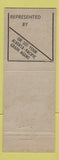 Matchbook Cover - Federal Grain Ltd Seed Winnipeg MB Unity Meadow Lake