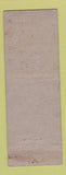 Matchbook Cover - Senator Hotel Yakima WA ADVANCE WEAR
