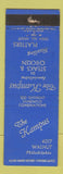 Matchbook Cover - The Kampus Philadelphia PA restaurant WEAR