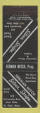 Matchbook Cover - Silver Stripe St Paul MN
