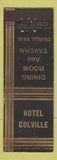Matchbook Cover - Hotel Colville WA