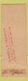Matchbook Cover - Beatty's Gardens Cafe Burlington Colorado