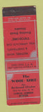 Matchbook Cover - The Wood Shed Washington DC? SAMPLE WEAR