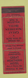 Matchbook Cover - Great Northern Hotel Williston ND