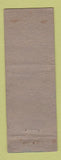 Matchbook Cover - Marigold Lane Denver Colorado Fountain WEAR