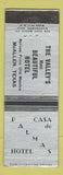 Matchbook Cover - Hotel Casa De Palmas McAllen TX WEAR