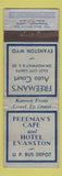 Matchbook Cover - Freeman's Cafe Hotel Evanston WY
