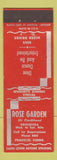 Matchbook Cover - Rose Garden Franklin PA