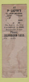 Matchbook Cover - DeLazon's Restaurant Chicago IL WORN BACK
