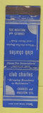 Matchbook Cover - Club Charles Baltimore MD WORN