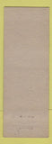 Matchbook Cover - Hotel Kenmore Boston MA