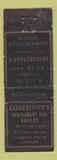 Matchbook Cover - Hershberger's Restaurant Buffet Klamath Falls OR WEAR