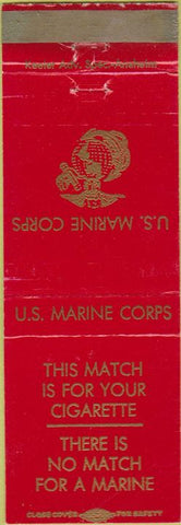Matchbook Cover - US Marine Corps