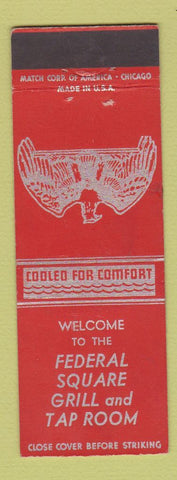 Matchbook Cover - Federal Square Grill Tap Room Kansas City MO