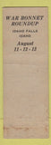 Matchbook Cover - New Porter Hotel Idaho Falls ID WEAR