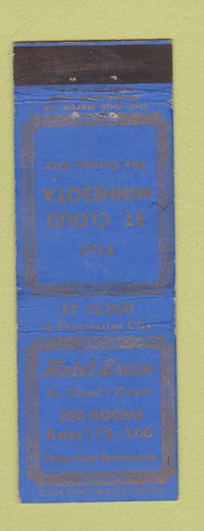 Matchbook Cover - Hotel Breen St Cloud MN