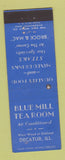 Matchbook Cover - Blue Mill Tea Room Decatur IL WEAR