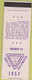 Matchbook Cover - Fleet Reserve Assoc 1957 Marines