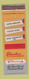 Matchbook Cover - Streamliner City of San Francisco CA railroad