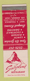 Matchbook Cover - Switzerland Restaurant Los Angeles CA