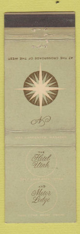 Matchbook Cover - Hotel Utah Salt Lake City UT