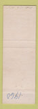 Matchbook Cover - James Watt Match Collector Jersey City NJ pinup