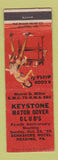 Matchbook Cover - Keystone Match Club 1955 Reading PA pinup Berkshire Hotel