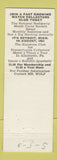 Matchbook Cover - Charles Wolf Match Collector Philadelphia PA pinup