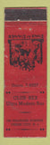 Matchbook Cover - Club Rex Modern Bar Union City NJ WORN